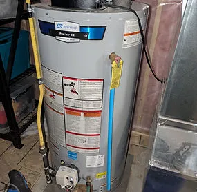 Residential water heater installation